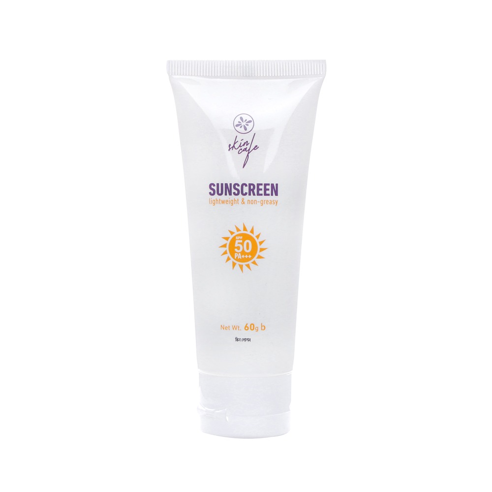Skin Cafe Sunscreen SPF 50 PA+++ Lightweight & Non-Greasy - 60gm