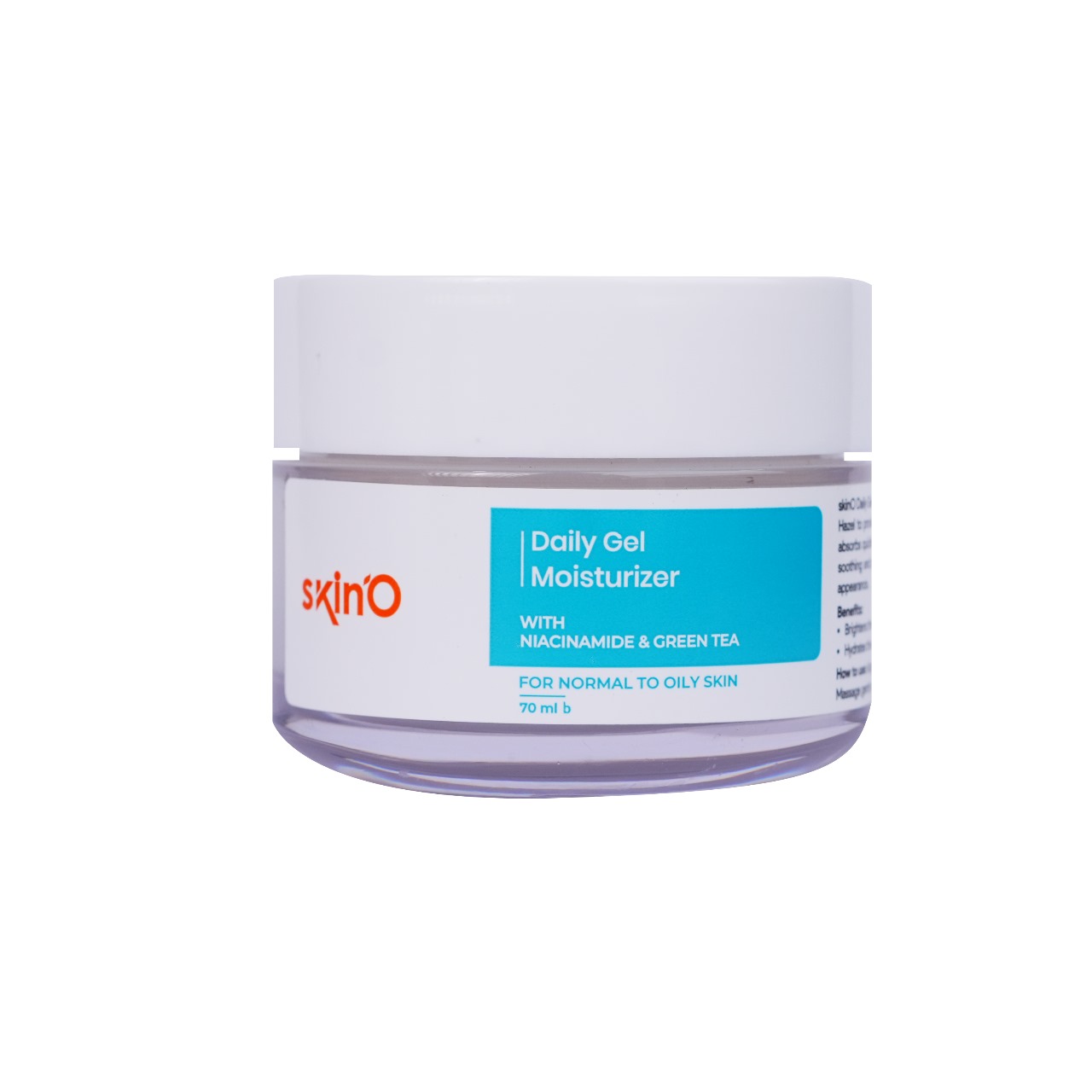 skin'O Daily Gel Moisturizer with Niacinamide & Green Tea